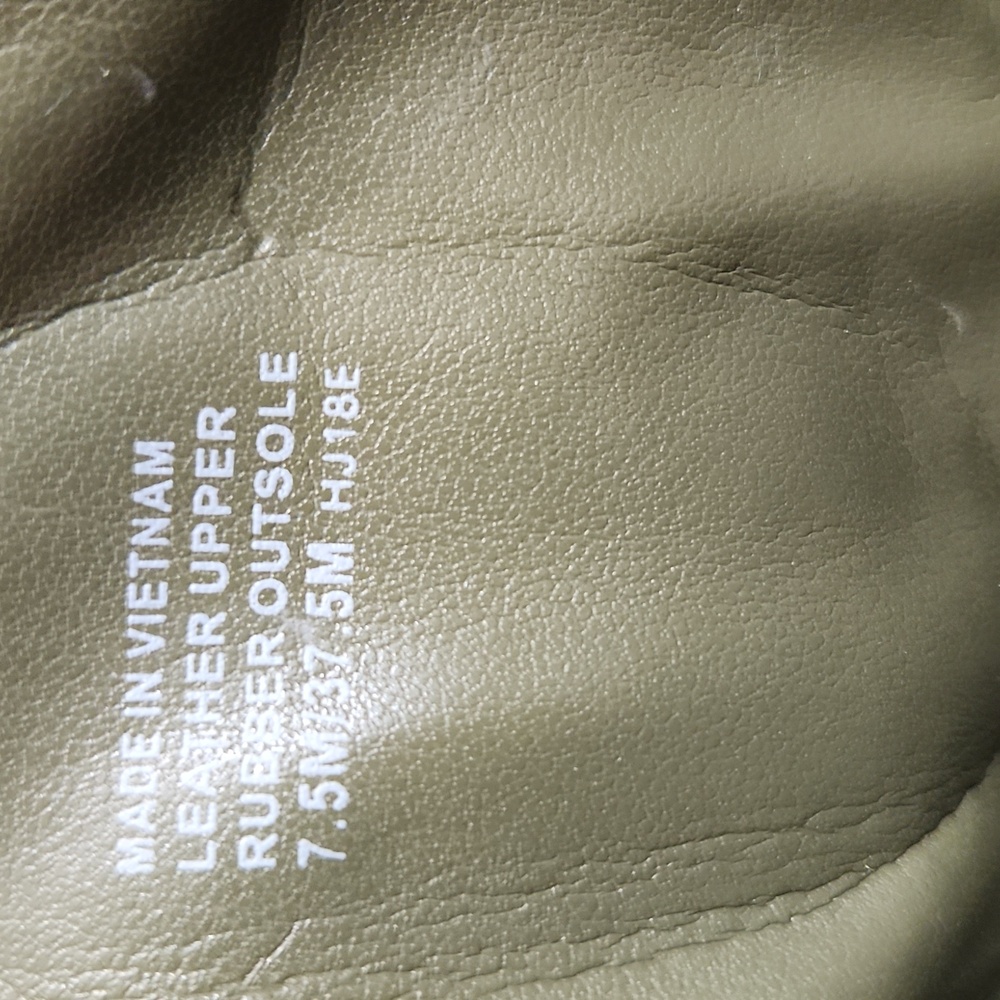 Michael Michael Kors Addie High-top Leather Olive Gold Sneakers (W Size 7.5) - Picture 12 of 16